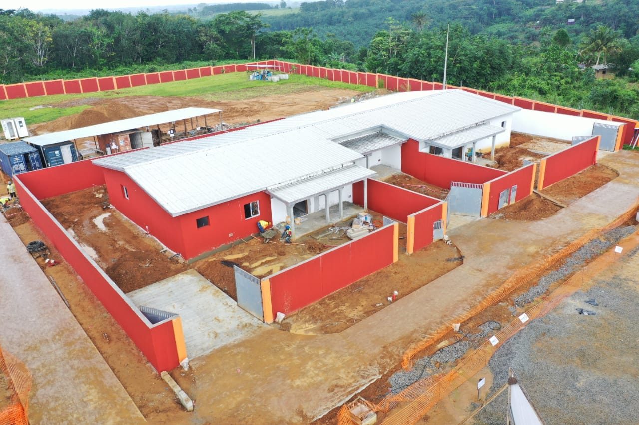Vue complémentaire : Bâtiment d’exploitation du poste · TIASSALÉ